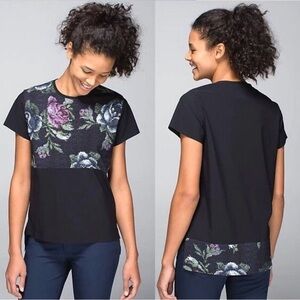 Lululemon garden party tee relaxed size 12 tee